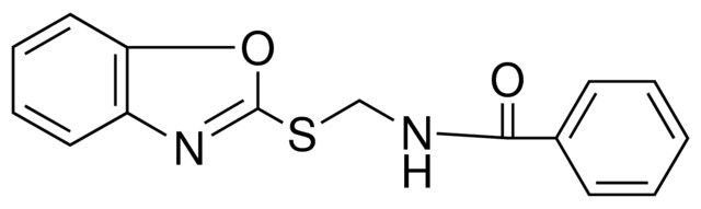 N-(BENZOOXAZOL-2-YLSULFANYLMETHYL)-BENZAMIDE