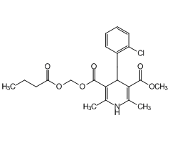 Methyl (1-oxobutoxy)methyl 4-(2,3-dichlorophenyl)-1,4-dihydro-2,6-dimethyl-3,5-pyridinedicarboxylate