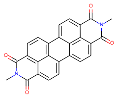 N,N-Dimethyl-3,4,9,10-perylenedicarboximide, Yellow phase