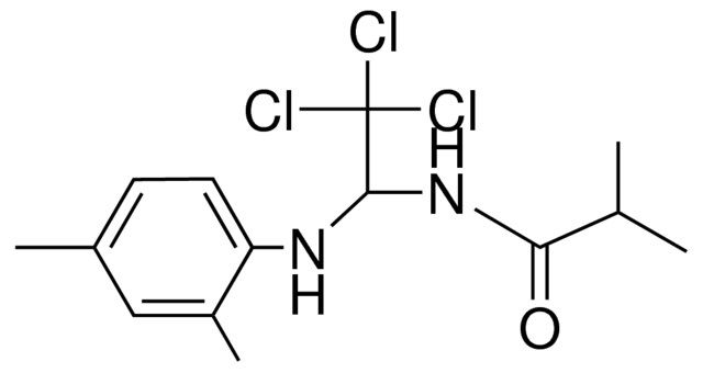 N-(2,2,2-TRICHLORO-1-(2,4-DIMETHYL-PHENYLAMINO)-ETHYL)-ISOBUTYRAMIDE