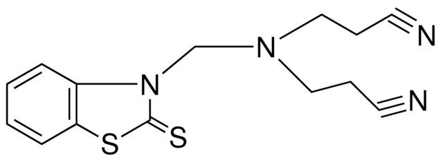 N-(2,3-DIHYDRO-2-THIOXOBENZOTHIAZOL-3-YLMETHYL)-3,3'-IMINODIPROPIONITRILE