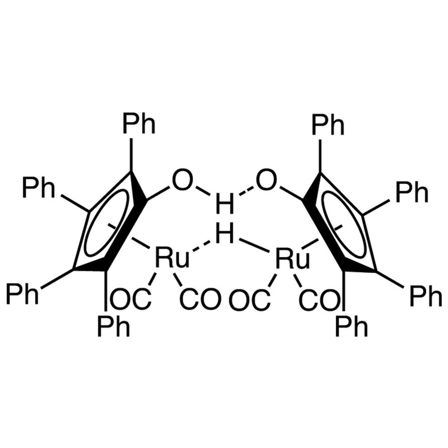 1-Hydroxytetraphenylcylclopentadienyl(tetraphenyl-2,4-cyclopentadien-1-one)-μ-hydrotetracarbonyldiruthenium(II)