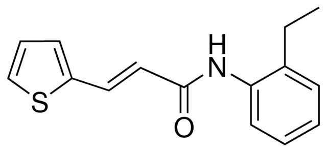 N-(2-ETHYLPHENYL)-3-(2-THIENYL)-2-PROPENAMIDE