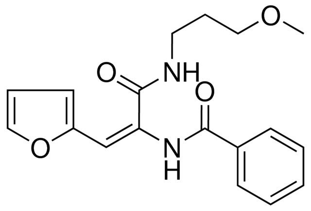 N-(2-FURAN-2-YL-1-(3-METHOXY-PROPYLCARBAMOYL)-VINYL)-BENZAMIDE