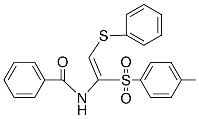 N-(2-PHENYLSULFANYL-1-(TOLUENE-4-SULFONYL)-VINYL)-BENZAMIDE