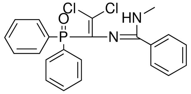 N-(2,2-DICHLORO-1-(DIPHENYL-PHOSPHINOYL)-VINYL)-N'-METHYL-BENZAMIDINE