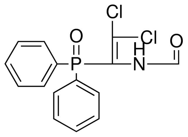 N-(2,2-DICHLORO-1-(DIPHENYL-PHOSPHINOYL)-VINYL)-FORMAMIDE