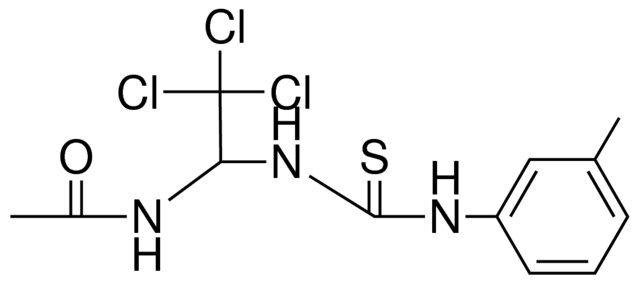 N-(2,2,2-TRICHLORO-1-(3-M-TOLYL-THIOUREIDO)-ETHYL)-ACETAMIDE