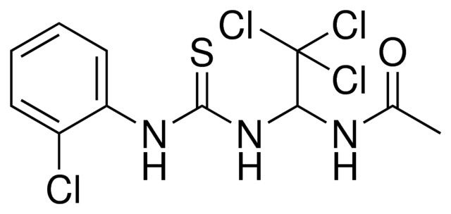 N-(2,2,2-TRICHLORO-1-(3-(2-CHLORO-PHENYL)-THIOUREIDO)-ETHYL)-ACETAMIDE