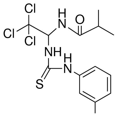 N-(2,2,2-TRICHLORO-1-(3-M-TOLYL-THIOUREIDO)-ETHYL)-ISOBUTYRAMIDE