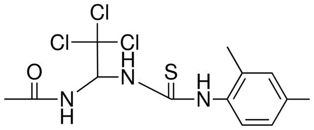 N-(2,2,2-TRICHLORO-1-(3-(2,4-DIMETHYL-PHENYL)-THIOUREIDO)-ETHYL)-ACETAMIDE