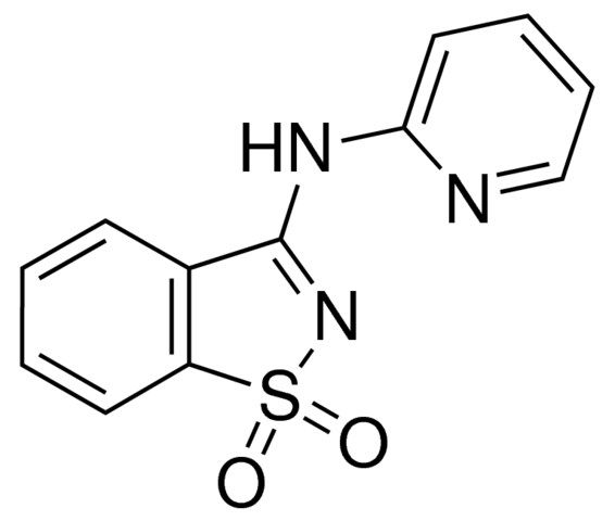 N-(2-pyridinyl)-1,2-benzisothiazol-3-amine 1,1-dioxide