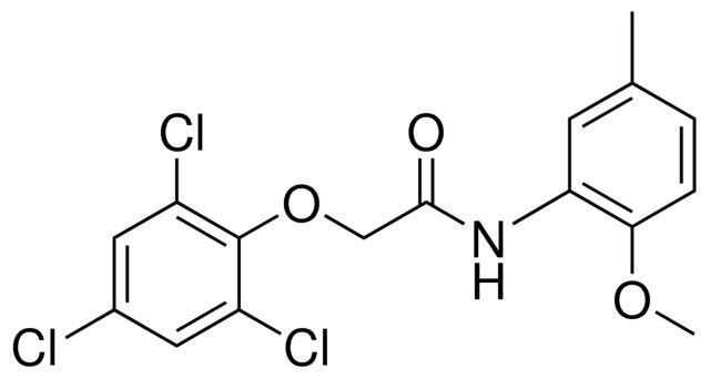 N-(2-METHOXY-5-METHYLPHENYL)-2-(2,4,6-TRICHLOROPHENOXY)ACETAMIDE