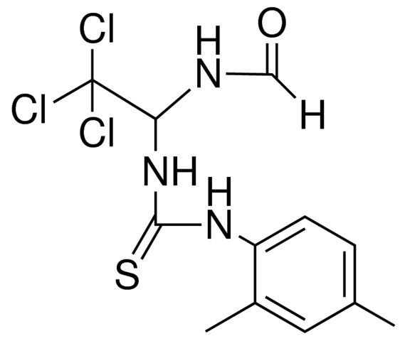 N-(2,2,2-TRICHLORO-1-(3-(2,4-DIMETHYL-PHENYL)-THIOUREIDO)-ETHYL)-FORMAMIDE