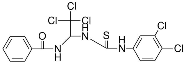 N-(2,2,2-TRICHLORO-1-(3-(3,4-DICHLORO-PHENYL)-THIOUREIDO)-ETHYL)-BENZAMIDE