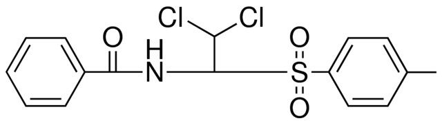 N-(2,2-DICHLORO-1-(TOLUENE-4-SULFONYL)-ETHYL)-BENZAMIDE