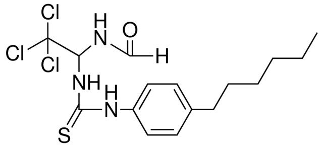 N-(2,2,2-TRICHLORO-1-(3-(4-HEXYL-PHENYL)-THIOUREIDO)-ETHYL)-FORMAMIDE