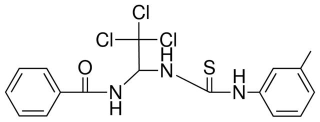 N-(2,2,2-TRICHLORO-1-(3-M-TOLYL-THIOUREIDO)-ETHYL)-BENZAMIDE