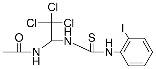 N-(2,2,2-TRICHLORO-1-(3-(2-IODO-PHENYL)-THIOUREIDO)-ETHYL)-ACETAMIDE