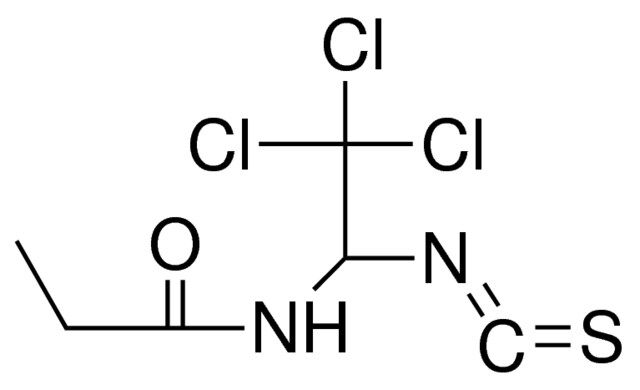 N-(2,2,2-TRICHLORO-1-ISOTHIOCYANATO-ETHYL)-PROPIONAMIDE