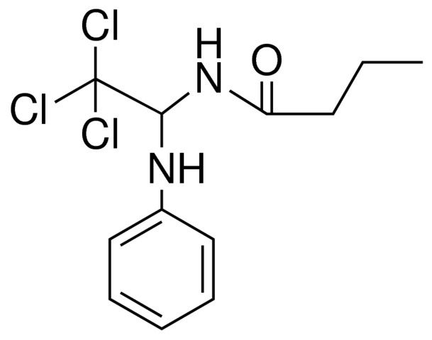 N-(2,2,2-TRICHLORO-1-PHENYLAMINO-ETHYL)-BUTYRAMIDE