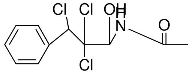 N-(2,2,3-TRICHLORO-1-HYDROXY-3-PHENYL-PROPYL)-ACETAMIDE