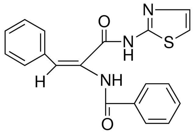 N-(2-PHENYL-1-(THIAZOL-2-YLCARBAMOYL)-VINYL)-BENZAMIDE