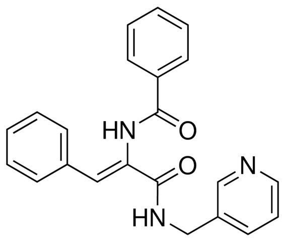 N-(2-PHENYL-1-((PYRIDIN-3-YLMETHYL)-CARBAMOYL)-VINYL)-BENZAMIDE