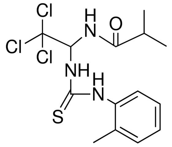 N-(2,2,2-TRICHLORO-1-(3-O-TOLYL-THIOUREIDO)-ETHYL)-ISOBUTYRAMIDE