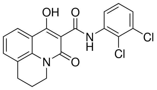 N-(2,3-DICHLOROPHENYL)-7-HYDROXY-5-OXO-2,3-DIHYDRO-1H,5H-PYRIDO[3,2,1-IJ]QUINOLINE-6-CARBOXAMIDE