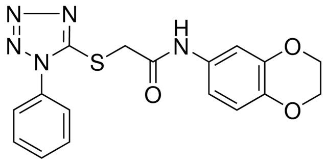 N-(2,3-DIHYDRO-1,4-BENZODIOXIN-6-YL)-2-((1-PH-1H-TETRAAZOL-5-YL)THIO)ACETAMIDE