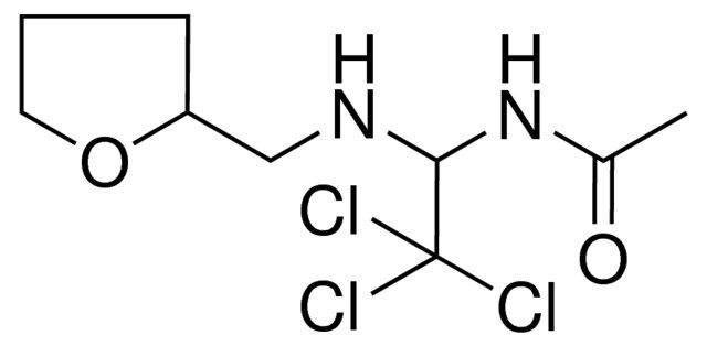 N-(2,2,2-TRICHLORO-1-((TETRAHYDRO-FURAN-2-YLMETHYL)-AMINO)-ETHYL)-ACETAMIDE