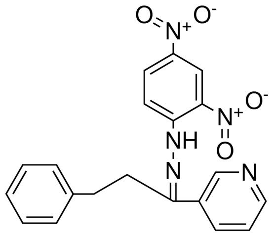 N-(2,4-DINITRO-PHENYL)-N'-(3-PHENYL-1-PYRIDIN-3-YL-PROPYLIDENE)-HYDRAZINE