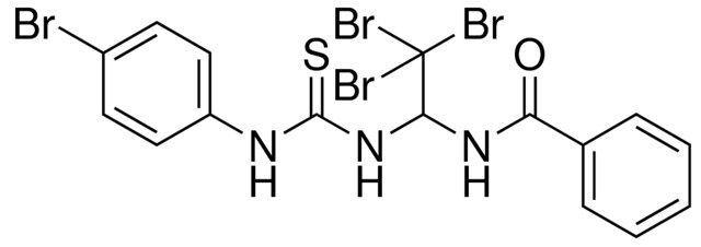 N-(2,2,2-TRIBROMO-1-(3-(4-BROMO-PHENYL)-THIOUREIDO)-ETHYL)-BENZAMIDE