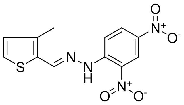 N-(2,4-DINITRO-PHENYL)-N'-(3-METHYL-THIOPHEN-2-YLMETHYLENE)-HYDRAZINE