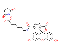 6-(Fluorescein-5(6)-carboxamido)hexanoic acid, succinimidyl ester