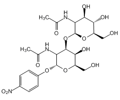 4-Nitrophenyl 2-acetamido-3-O-(2-acetamido-2-deoxy--D-glucopyranosyl)-2-deoxy--D-galactopyranoside