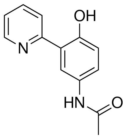 N-[4-hydroxy-3-(2-pyridinyl)phenyl]acetamide