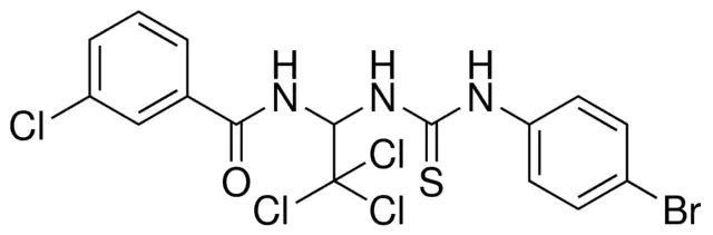 N-(1-[3-(4-BROMO-PHENYL)-THIOUREIDO]-2,2,2-TRICHLORO-ETHYL)-3-CHLORO-BENZAMIDE