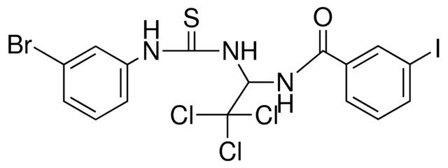 N-(1-(3-(3-BROMO-PHENYL)-THIOUREIDO)-2,2,2-TRICHLORO-ETHYL)-3-IODO-BENZAMIDE