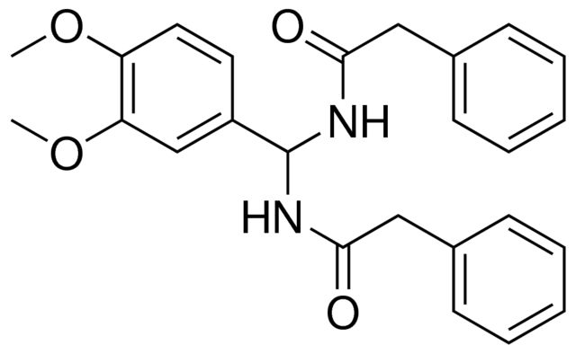 N-((3,4-DIMETHOXY-PHENYL)-PHENYLACETYLAMINO-METHYL)-2-PHENYL-ACETAMIDE