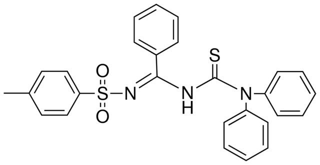 N-((3,3-DIPHENYL-THIOUREIDO)-PHENYL-METHYLENE)-4-METHYL-BENZENESULFONAMIDE