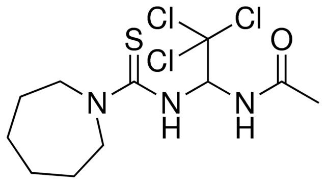 N-(1-((AZEPANE-1-CARBOTHIOYL)-AMINO)-2,2,2-TRICHLORO-ETHYL)-ACETAMIDE