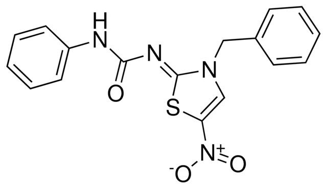 N-((2Z)-3-benzyl-5-nitro-1,3-thiazol-2(3H)-ylidene)-N'-phenylurea