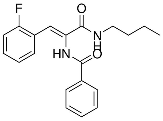 N-(1-BUTYLCARBAMOYL-2-(2-FLUORO-PHENYL)-VINYL)-BENZAMIDE