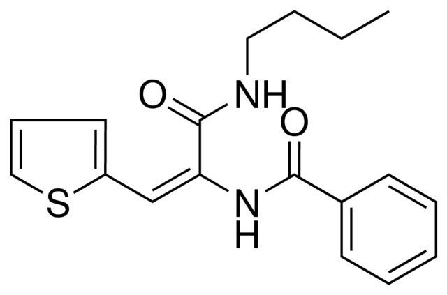 N-(1-BUTYLCARBAMOYL-2-THIOPHEN-2-YL-VINYL)-BENZAMIDE