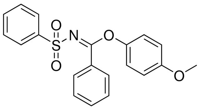 N-((4-METHOXY-PHENOXY)-PHENYL-METHYLENE)-BENZENESULFONAMIDE