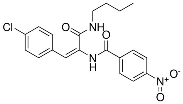 N-(1-BUTYLCARBAMOYL-2-(4-CHLORO-PHENYL)-VINYL)-4-NITRO-BENZAMIDE