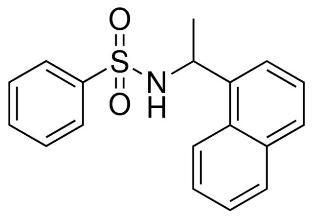 N-(1-NAPHTHALEN-1-YL-ETHYL)-BENZENESULFONAMIDE