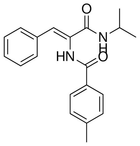 N-(1-ISOPROPYLCARBAMOYL-2-PHENYL-VINYL)-4-METHYL-BENZAMIDE